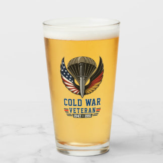 Airborne Paratrooper Cold War Veteran  Glass