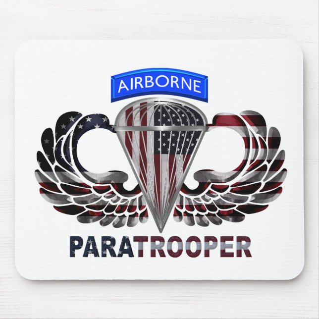  Airborne Paratrooper  Mouse Mat (Front)