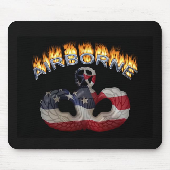  Airborne Paratrooper Mouse Mat (Front)