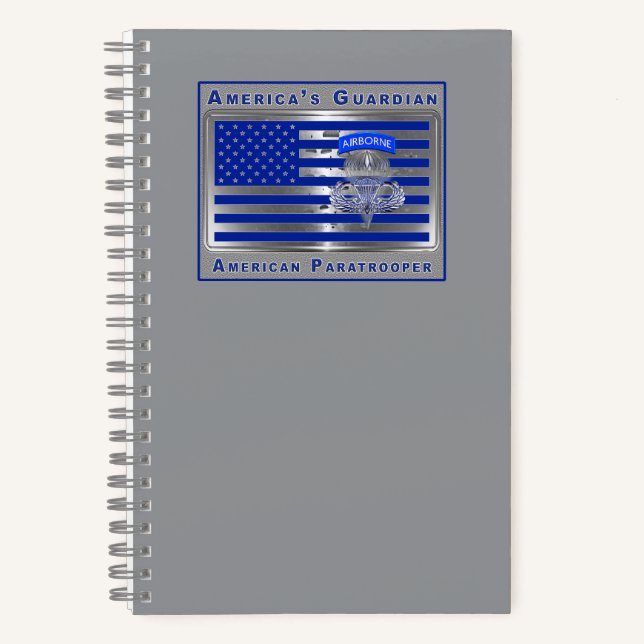 Airborne Paratrooper Notebook (Front)