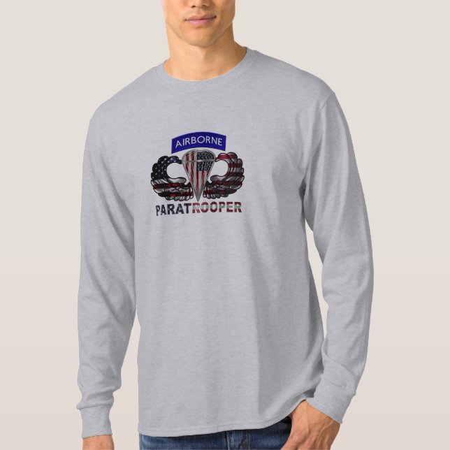 Airborne Paratrooper  T-Shirt (Front)