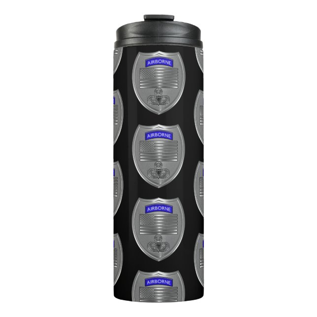 Airborne Paratrooper  Thermal Tumbler (Front)