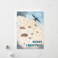 Airborne Paratroopers Jump Christmas 