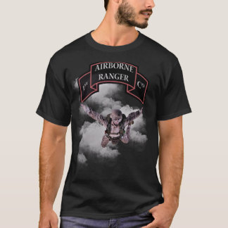 AIRBORNE RANGER  Military Veteran T-Shirt