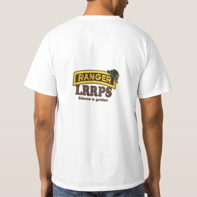 Airborne Rangers Veterans Vets LRRP T-Shirt (Back)