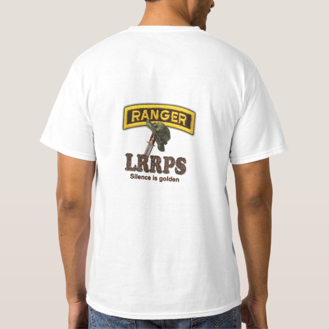 Airborne Rangers Veterans Vets LRRP T-Shirt (Back)