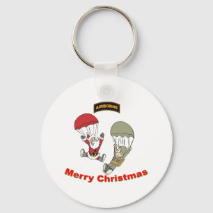 Airborne Santa II Light T-Shirt Key Ring