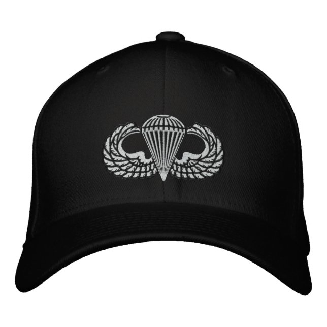 Airborne stencil embroidered hat (Front)