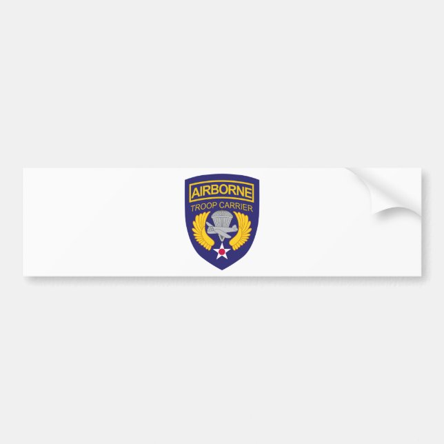 Airborne Troop Carrier Bumper Sticker (Front)