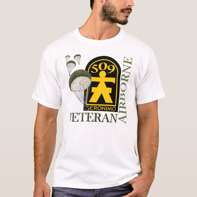 Airborne Veteran - 509th PIR T-Shirt (Front)
