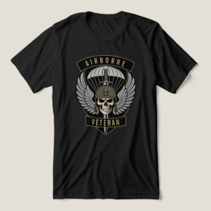 Airborne Veteran Elite Paratrooper  Tri-Blend Shirt