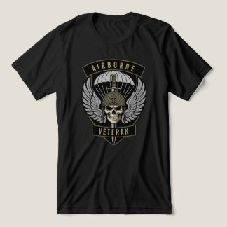 Airborne Veteran Elite Paratrooper Tri-Blend Shirt