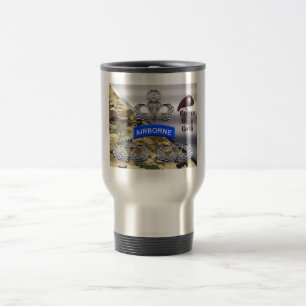 Airborne Wings – Earned Never Given Travel Mug
