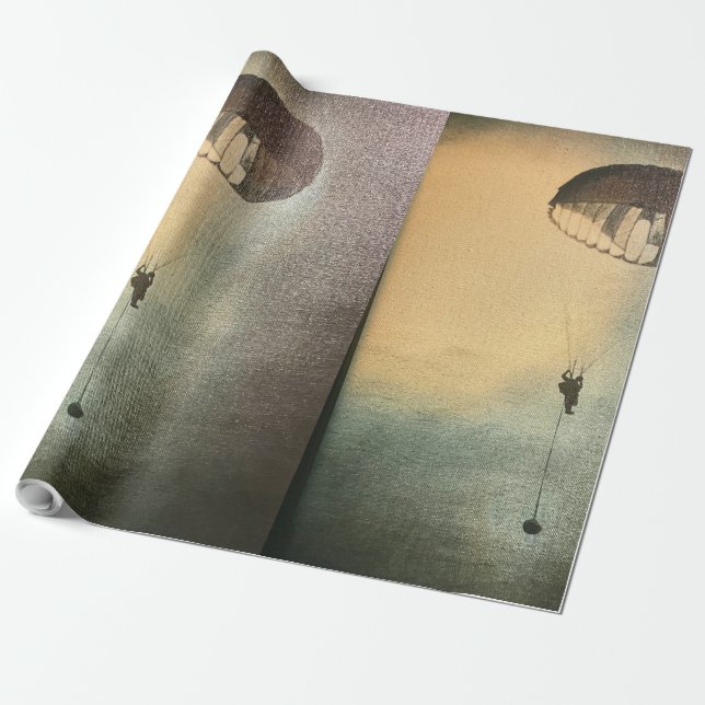 Airborne Wrapping Paper  (Unrolled)