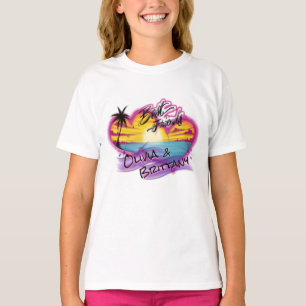 Airbrush best friends customisable design  T-Shirt