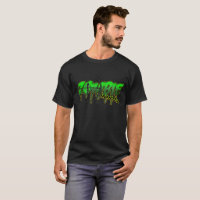 Airbrush Halloween zombie design T-Shirt