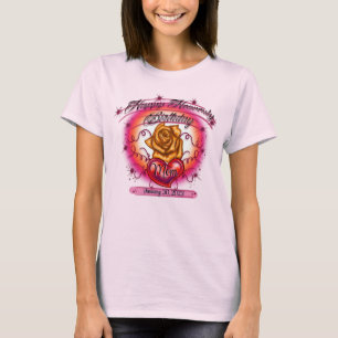 Airbrush Happy heavenly birthday  T-Shirt designs 