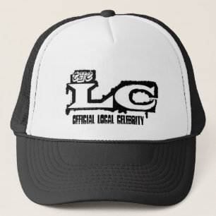 airbrush lc logo, Official Local Celebrity Trucker Hat