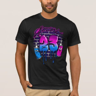 Airbrush personalised class 2023 T-Shirt #4