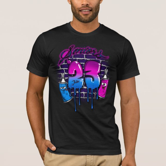 Airbrush personalised  class 2023 T-Shirt #4 (Front)