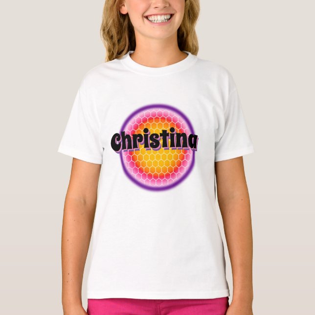 Airbrush personalised name  T-Shirt (Front)