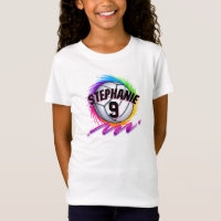 Airbrush volleyball rainbow design  T-Shirt