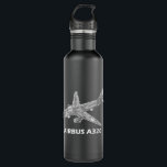 Airbus A320 jet aeroplane cutaway aviation pilot g 710 Ml Water Bottle<br><div class="desc">Airbus A320 jet aeroplane cutaway aviation pilot gift</div>