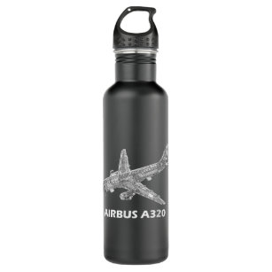 Airbus A320 jet aeroplane cutaway aviation pilot g 710 Ml Water Bottle