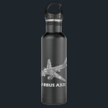 Airbus A320 jet aeroplane cutaway aviation pilot g 710 Ml Water Bottle<br><div class="desc">Airbus A320 jet aeroplane cutaway aviation pilot gift</div>