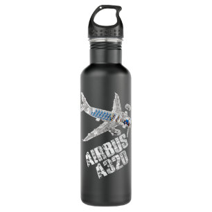 Airbus A320 jet airplane cutaway aviation pilot gi 710 Ml Water Bottle