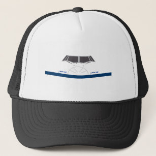 Airbus A350 nose front view Trucker Hat