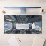 Airbus A380 Cockpit Desk Mat<br><div class="desc">Airbus A380 Cockpit for Desk Mat</div>