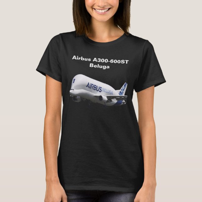 Airbus Beluga Manga Corta T-shirt (Front)