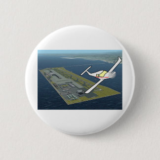 Aircraft 6 Cm Round Badge