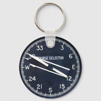 Aircraft Aeroplane Flying Flight Course Instrument Key Ring
