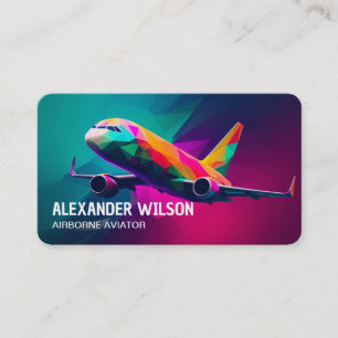 Aircraft Aviation Business Card