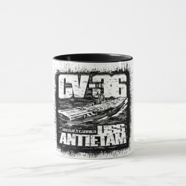 Aircraft carrier Antietam Mug (Center)
