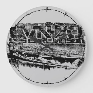 Aircraft carrier Carl Vinson Acrylic Wall Clock