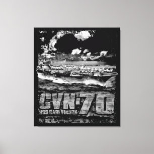 Aircraft carrier Carl Vinson Canvas Print