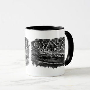 Aircraft carrier Carl Vinson Combo Mug