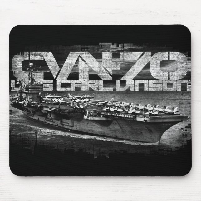 Aircraft carrier Carl Vinson Mousepad (Front)