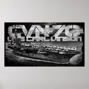 Aircraft carrier Carl Vinson Poster