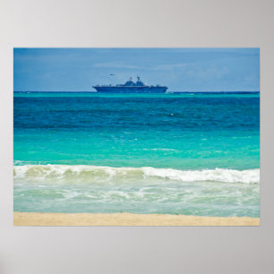 Aircraft Carrier Colours Poster