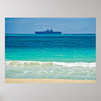 Aircraft Carrier Colours Poster