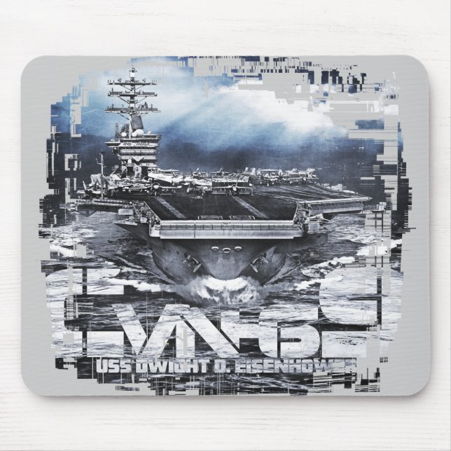 Aircraft carrier Dwight D. Eisenhower Mousepad (Front)