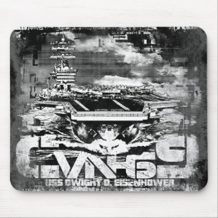 Aircraft carrier Dwight D. Eisenhower Mousepad