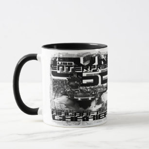 Aircraft carrier Enterprise Combo Mug