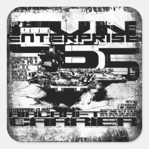 Aircraft carrier Enterprise Sticker