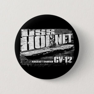 Aircraft carrier Hornet Button