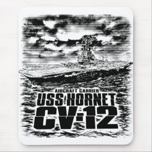 Aircraft carrier Hornet Mouse Mat
